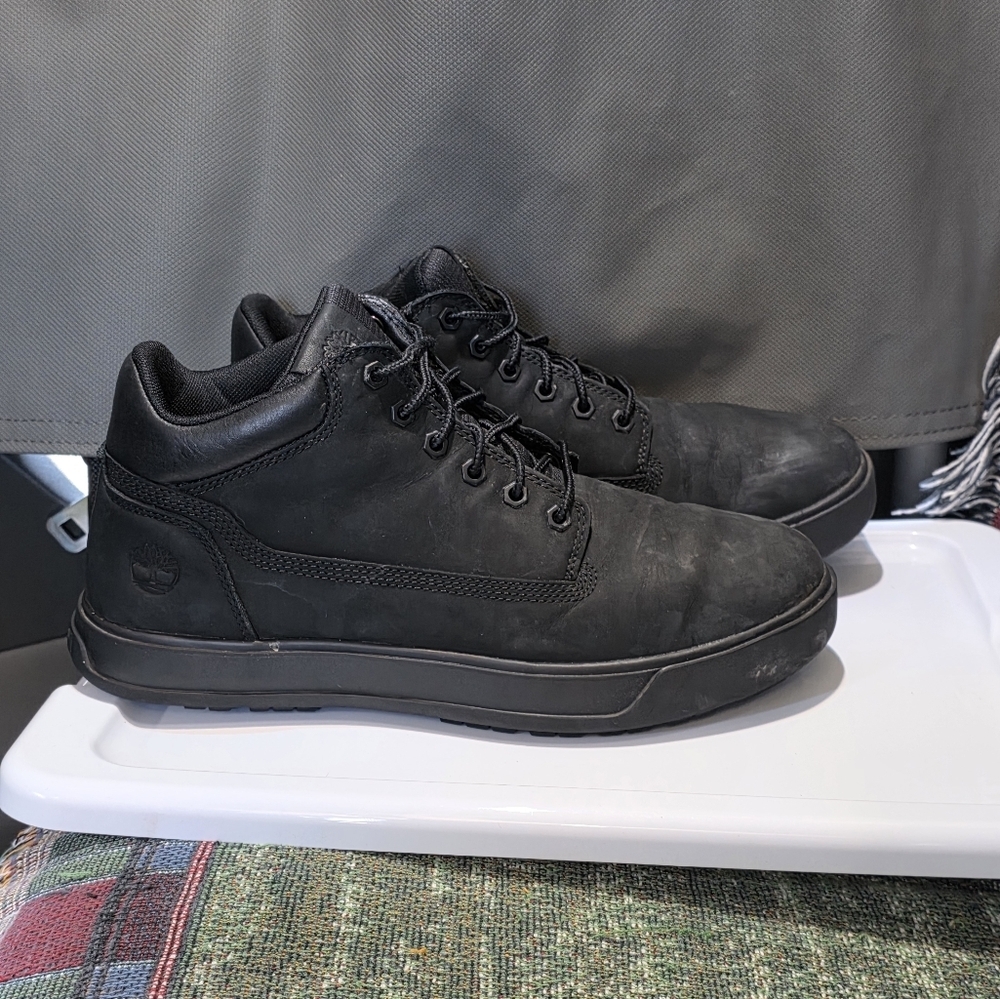 Timberland Black Boots Rugged and Durable Men Sz 9.5